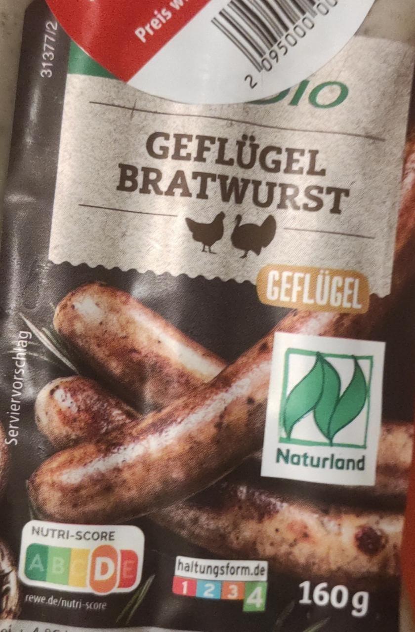 Фото - Geflügel bratwurst Rewe bio