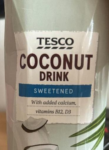 Фото - Напій кокосовий Coconut Drink Sweetened Tesco