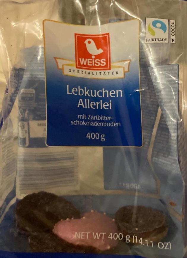 Фото - Lebkuchen allerlei mit zartbitter schokoladenboden Weiss