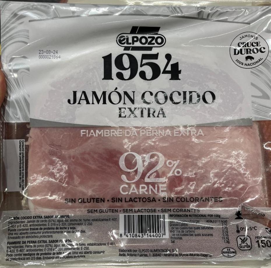 Фото - Jamon Cocido Extra 1954 Elpozo