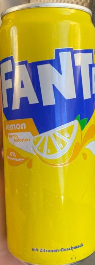 Фото - Напій газований Lemon Fanta