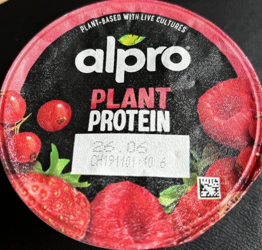 Фото - Red berries plant protein alternative to yoghurt Alpro