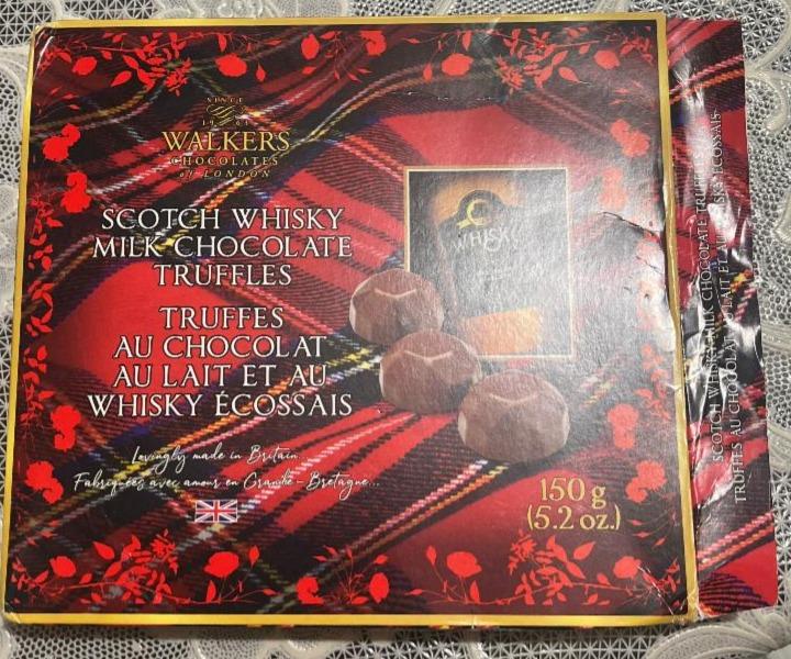 Фото - Scotch whisky milk chocolate truffles Walkers