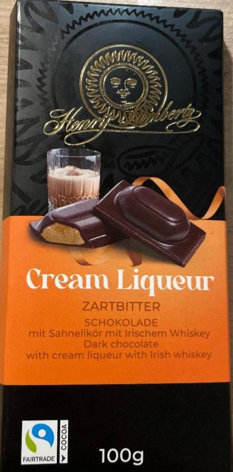 Фото - Cream liqueur zartbitter schokolade Henry Lambertz