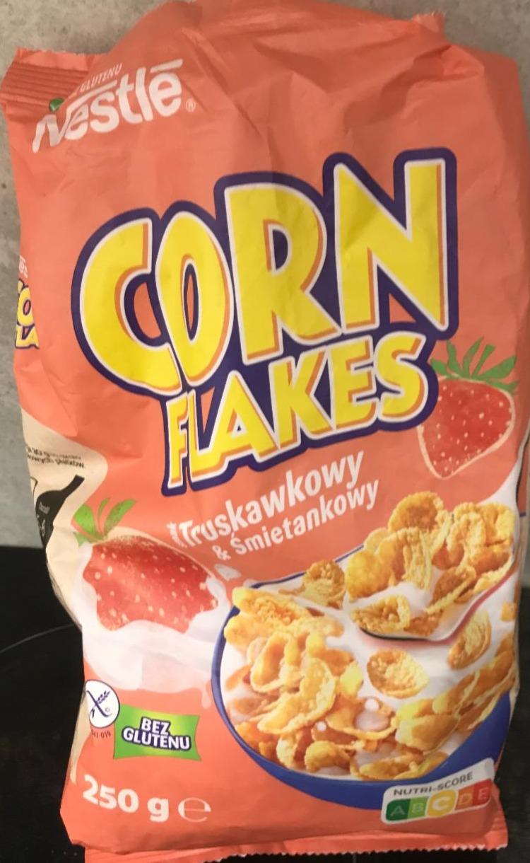 Фото - Cніданок сухий Strawberry&Cream Corn Flakes Nestle