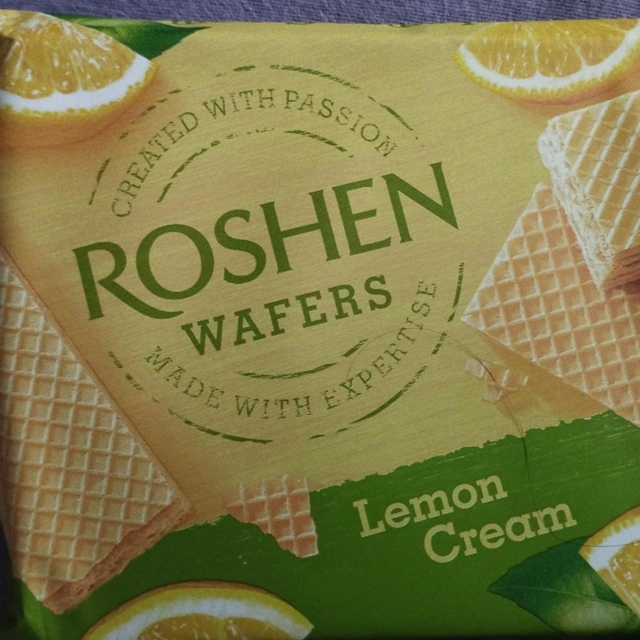 Фото - Wafers lemon cream Roshen