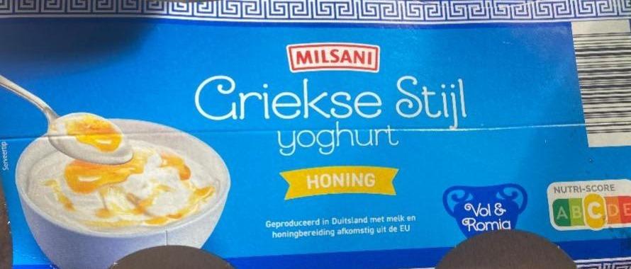 Фото - Griekse Stijl yoghurt honing Milsani