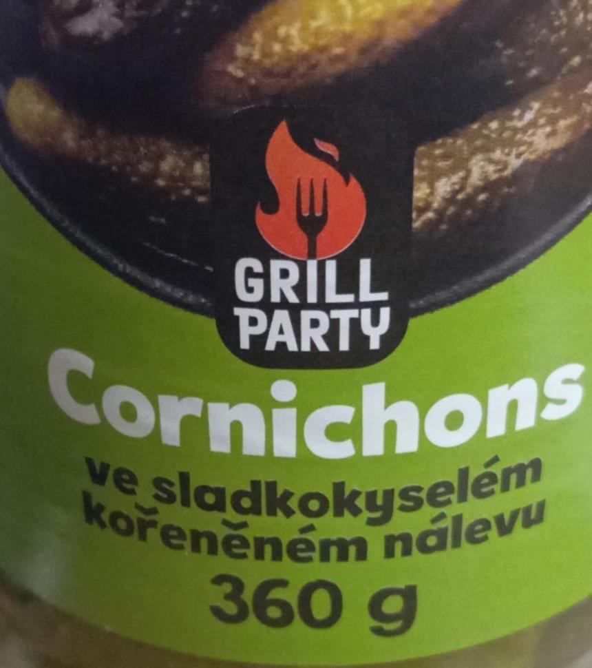 Фото - Cornichons ve sladkokyselém kořeněném nálevu Grill Party