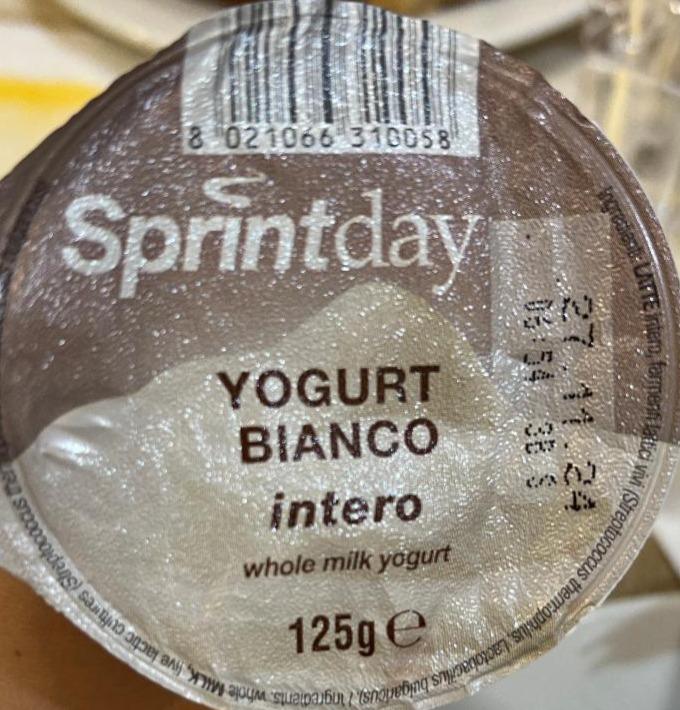 Фото - Yogurt bianco intero Sprintday