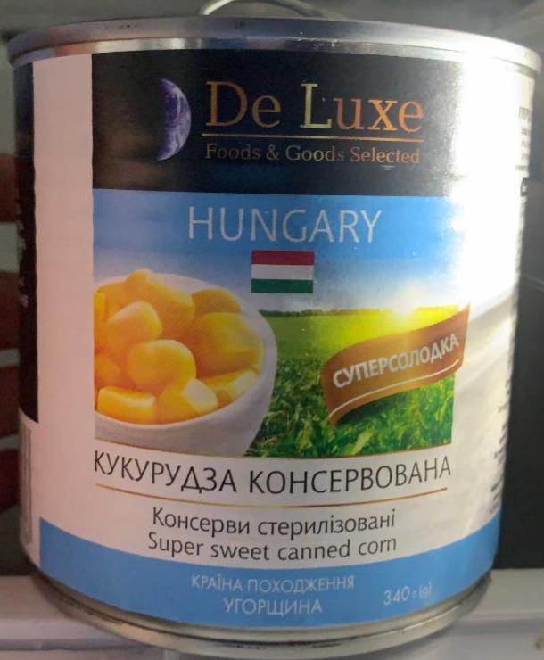 Фото - Кукурудза цукрова консервована DeLuxe Foods&Goods Selected