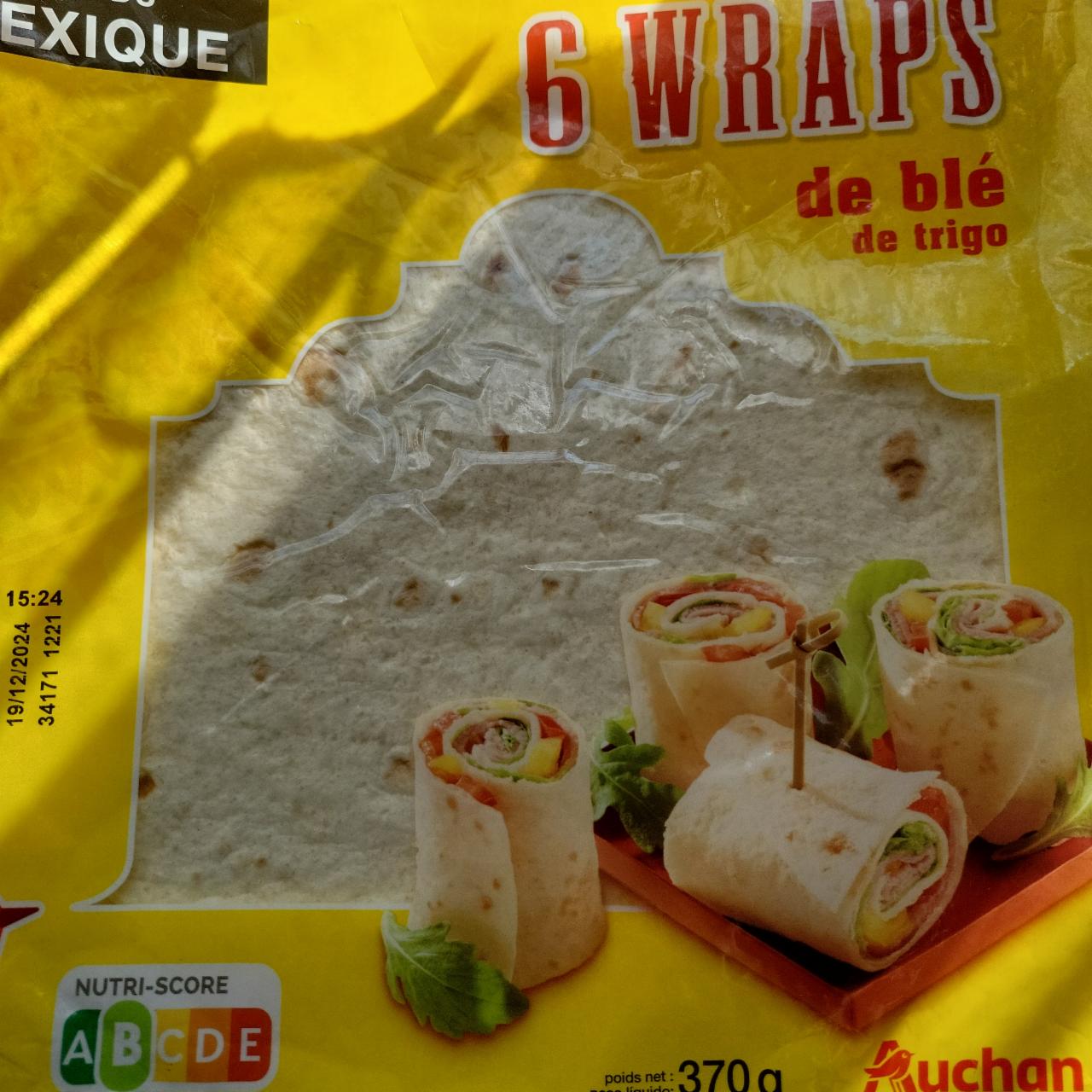 Фото - 6 wraps de blé Auchan