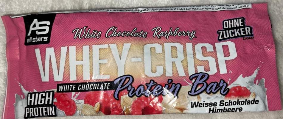 Фото - Whey crisp white chocolate rashberry AllStars