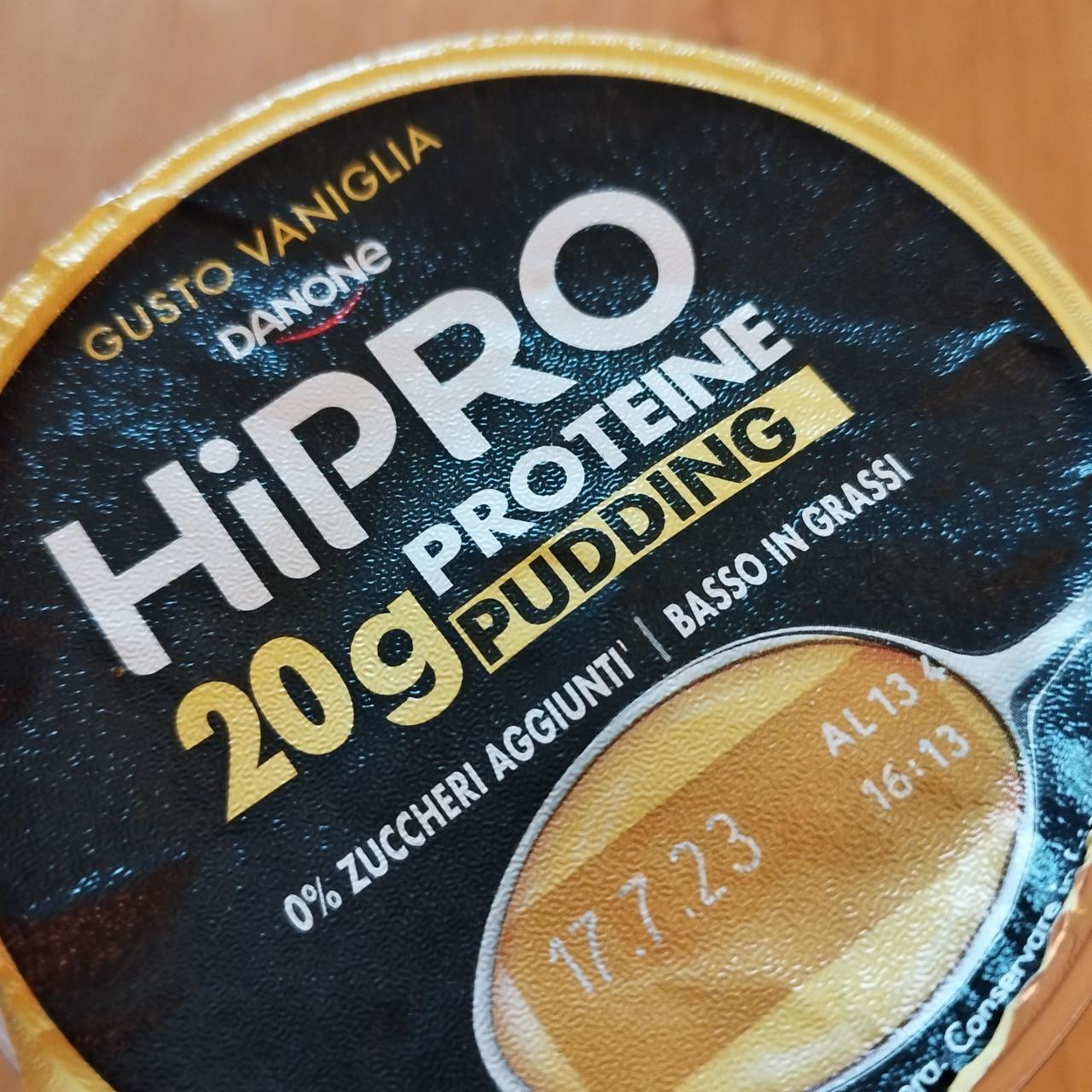 Фото - Hipro proteine pudding gusto vaniglia Danone