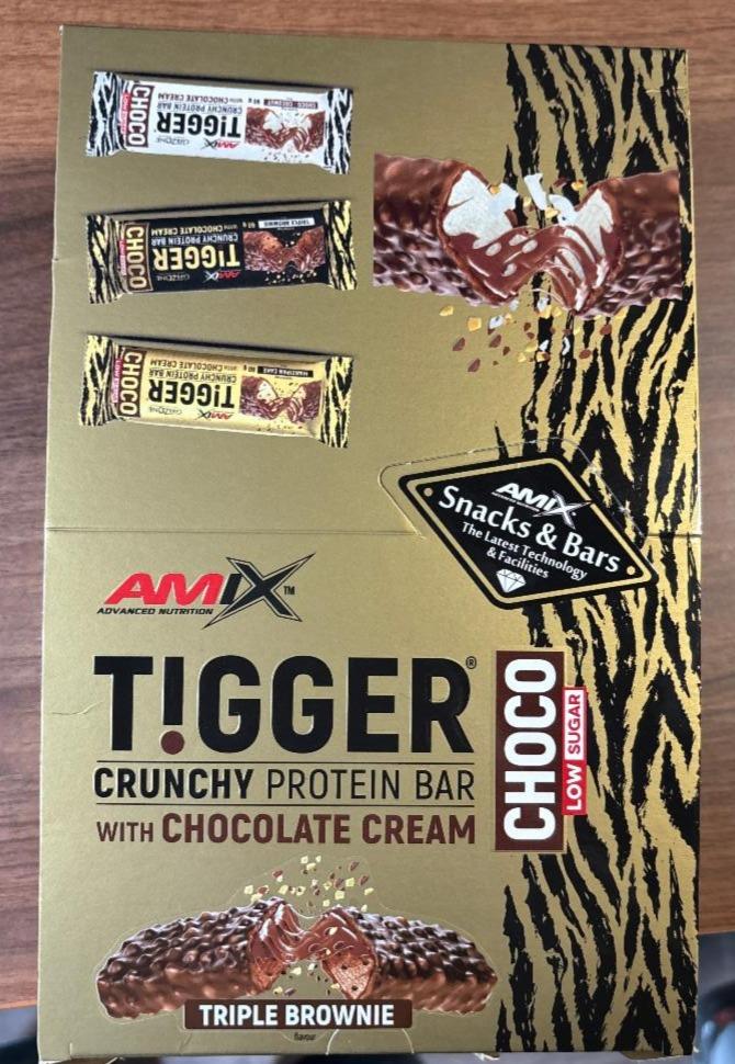 Фото - Батончик протеїновий Protein Bar Triple Brownie Tigger Amix Nutrition