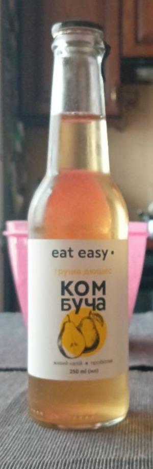 Фото - Напій безалкогольний Комбуча груша-дюшес Eat Easy