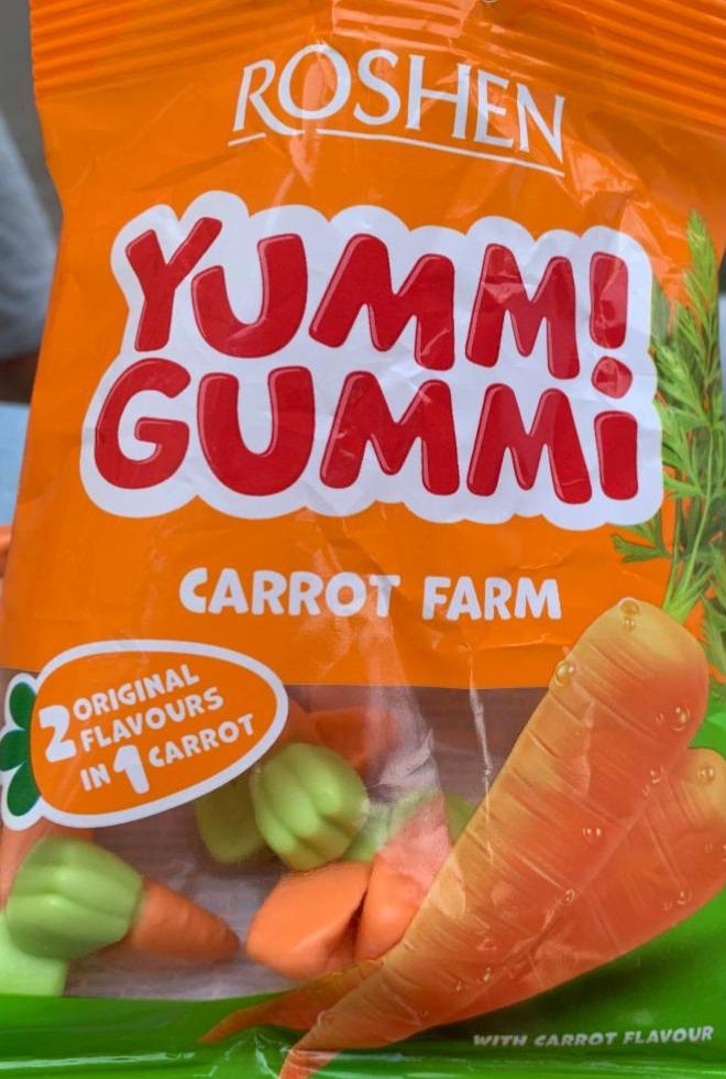 Фото - Цукерки желейні Carrot Farm Yummi Gummi Roshen