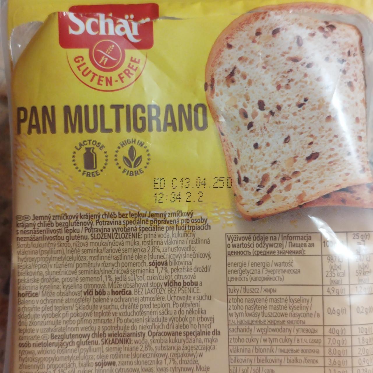 Фото - Pan multigrano gluten-free Schär