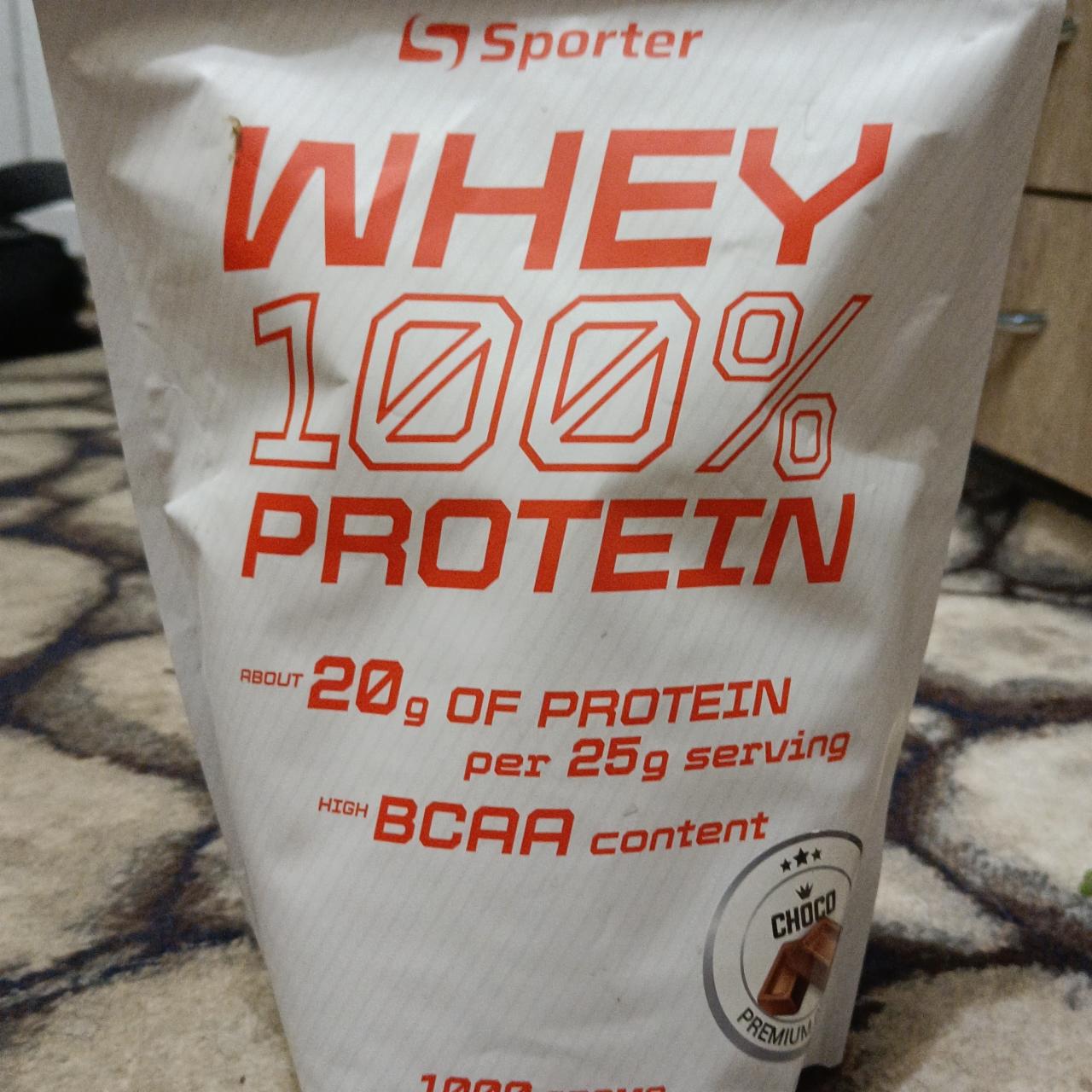 Фото - Протеїн Whey Protein 100% Choco Sporter