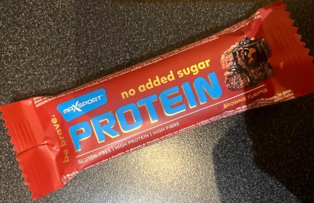 Фото - Батончик протеїновий Protein Brownie Flavour MaxSport