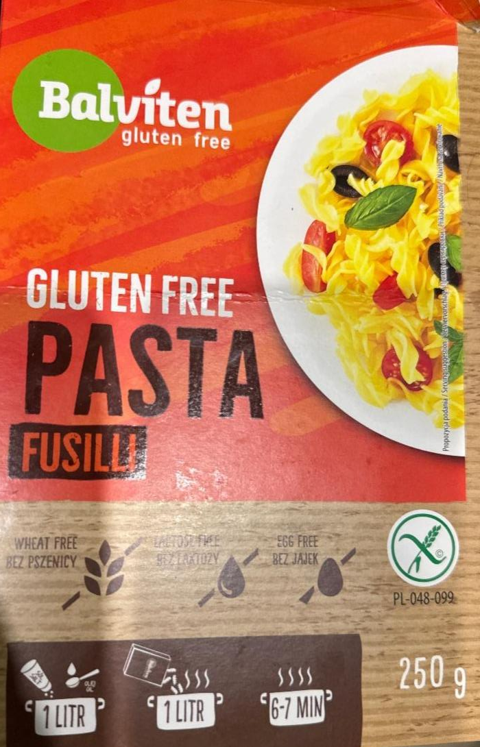 Фото - Pasta fusilli gluten free Balviten