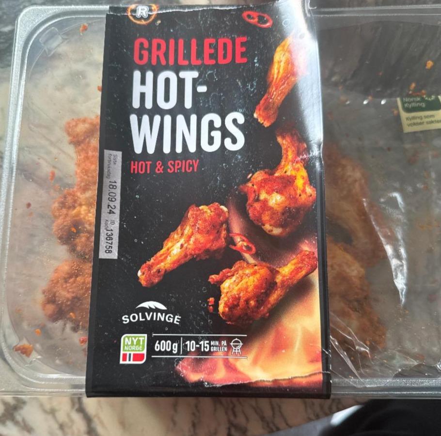 Фото - Grillede Hot-wings hot& spicy Solvinge