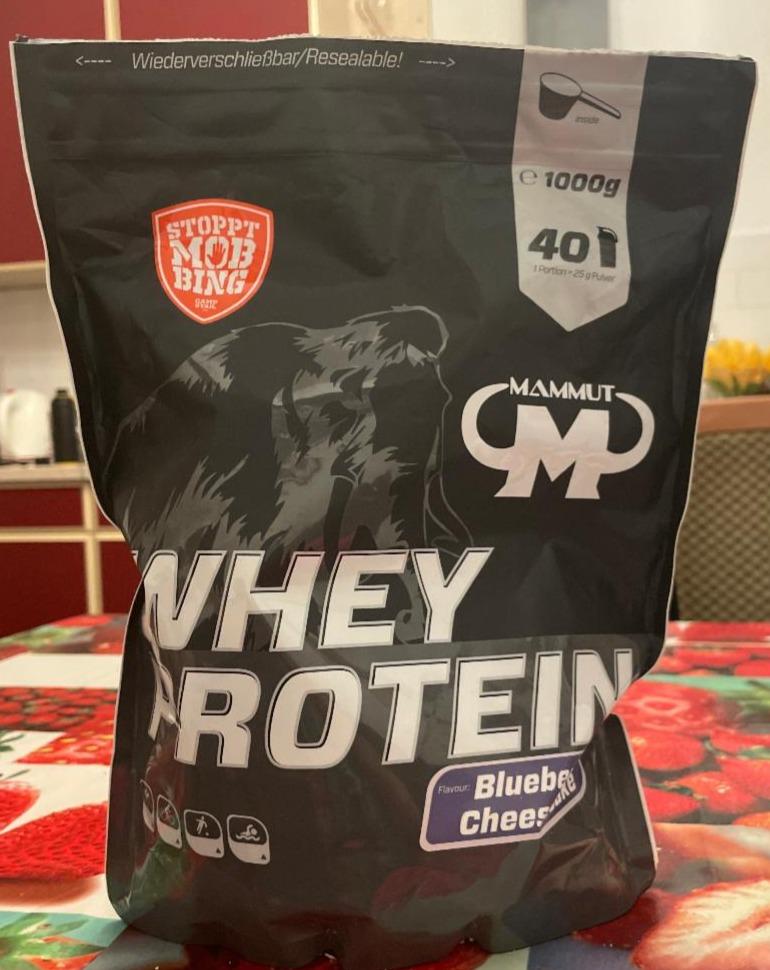 Фото - Протеїн Whey Protein Blueberry Cheesecake Mammut Nutrition