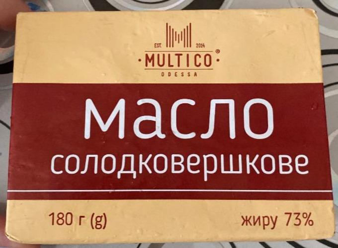 Фото - Масло солодковершкове 73% Multico