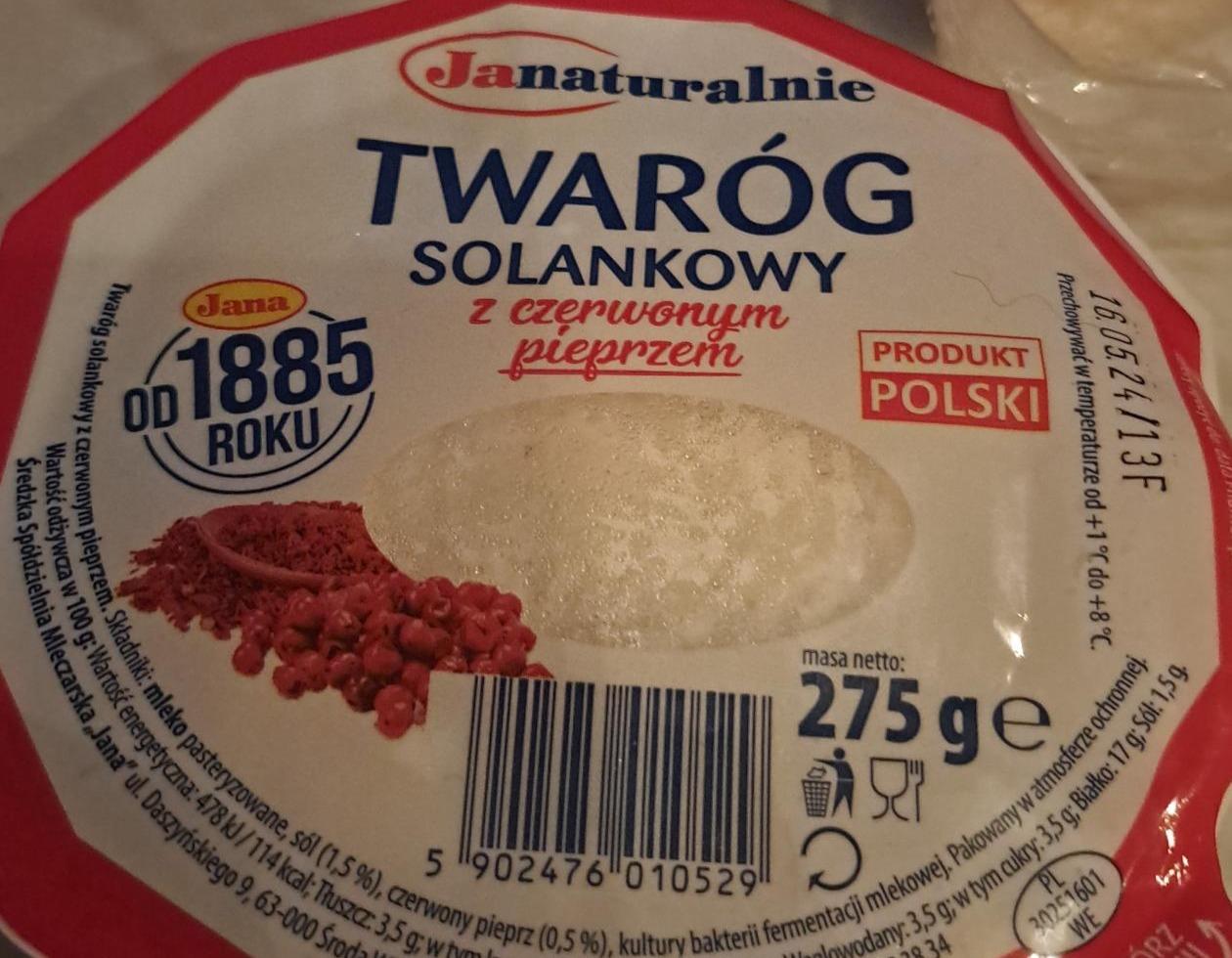 Фото - Twaróg solankowy s czerwonym pieprzem Janaturalnie