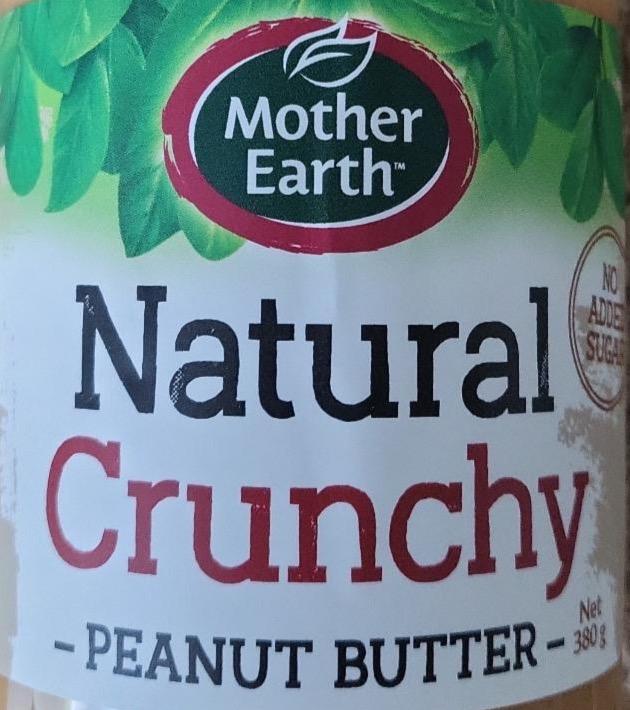 Фото - Natural crunchy peanut butter Mother earth