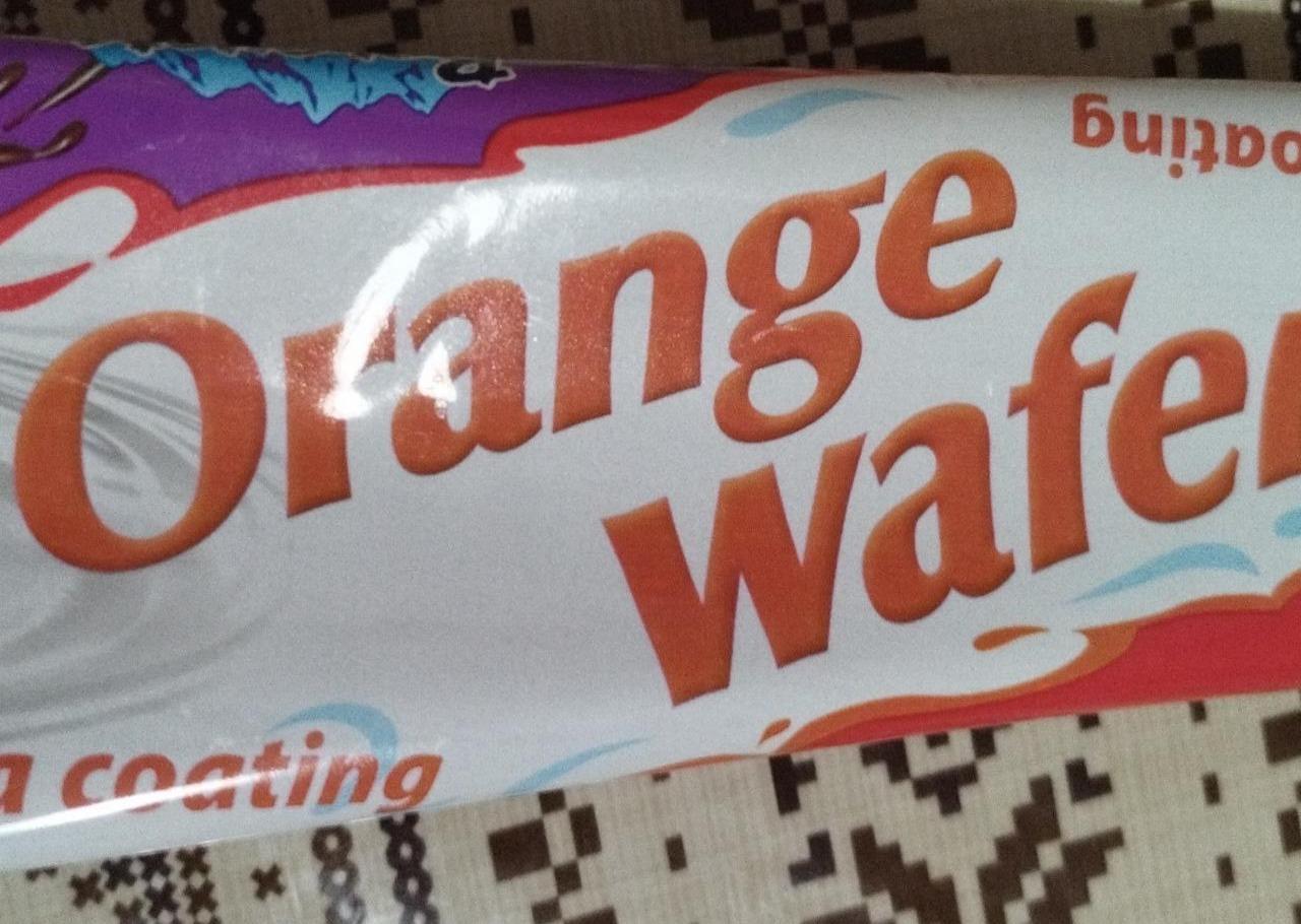 Фото - Вафлі з начинкою зі смаком апельсину Orange Wafers Borovets