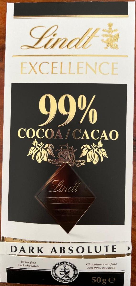 Фото - Excellence 99% Cacao Dark Absolute Lindt