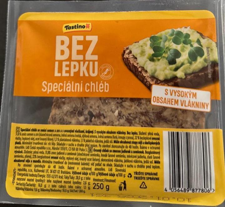 Фото - Bez lepku speciální hleb Tastino