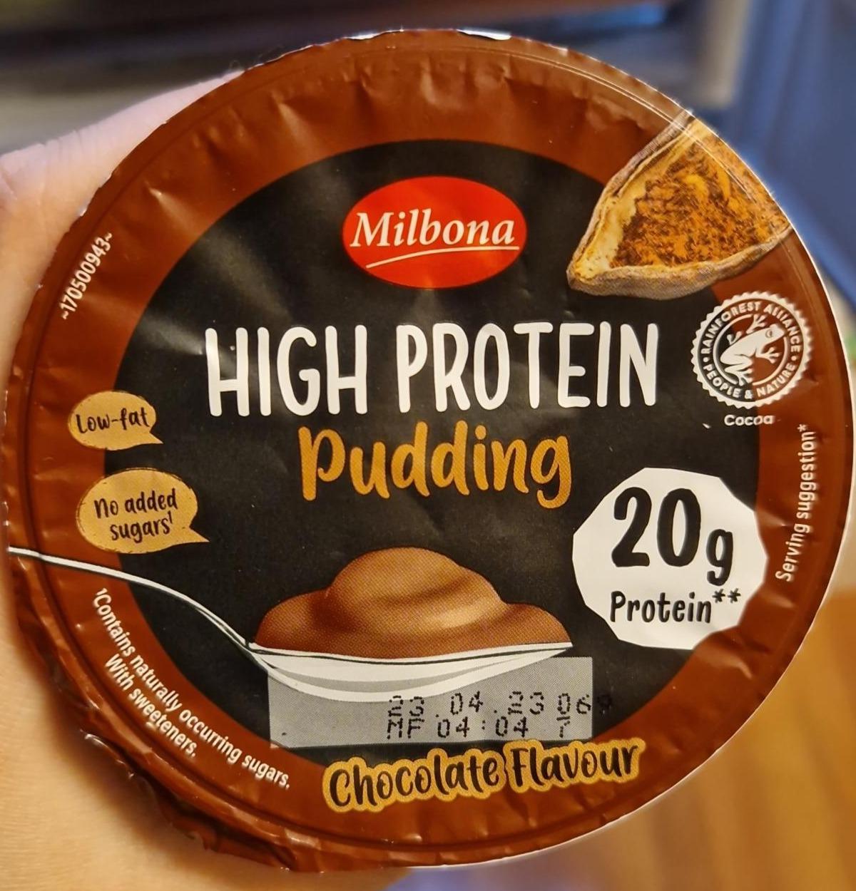 Фото - High protein pudding chocolate flavour Milbona