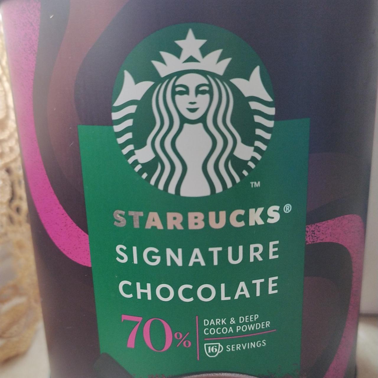 Фото - Signature chocolate 70% Starbucks