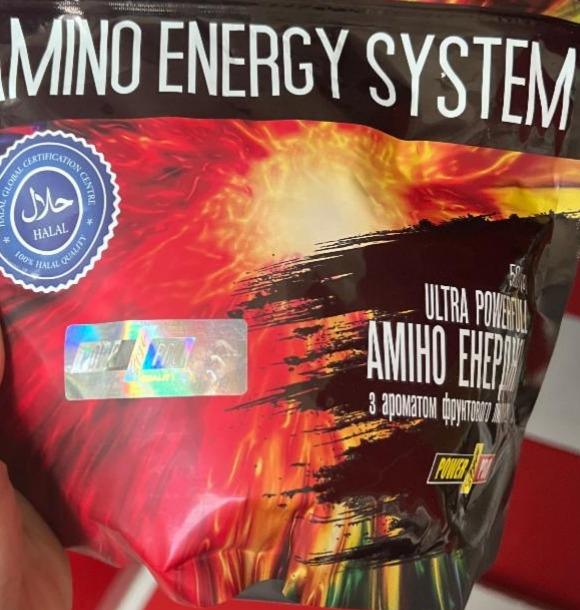 Фото - Добавка дієтична до раціону харчування спортсменів amino energi system з ароматом фруктового лимонаду порошкоподібна Power Pro