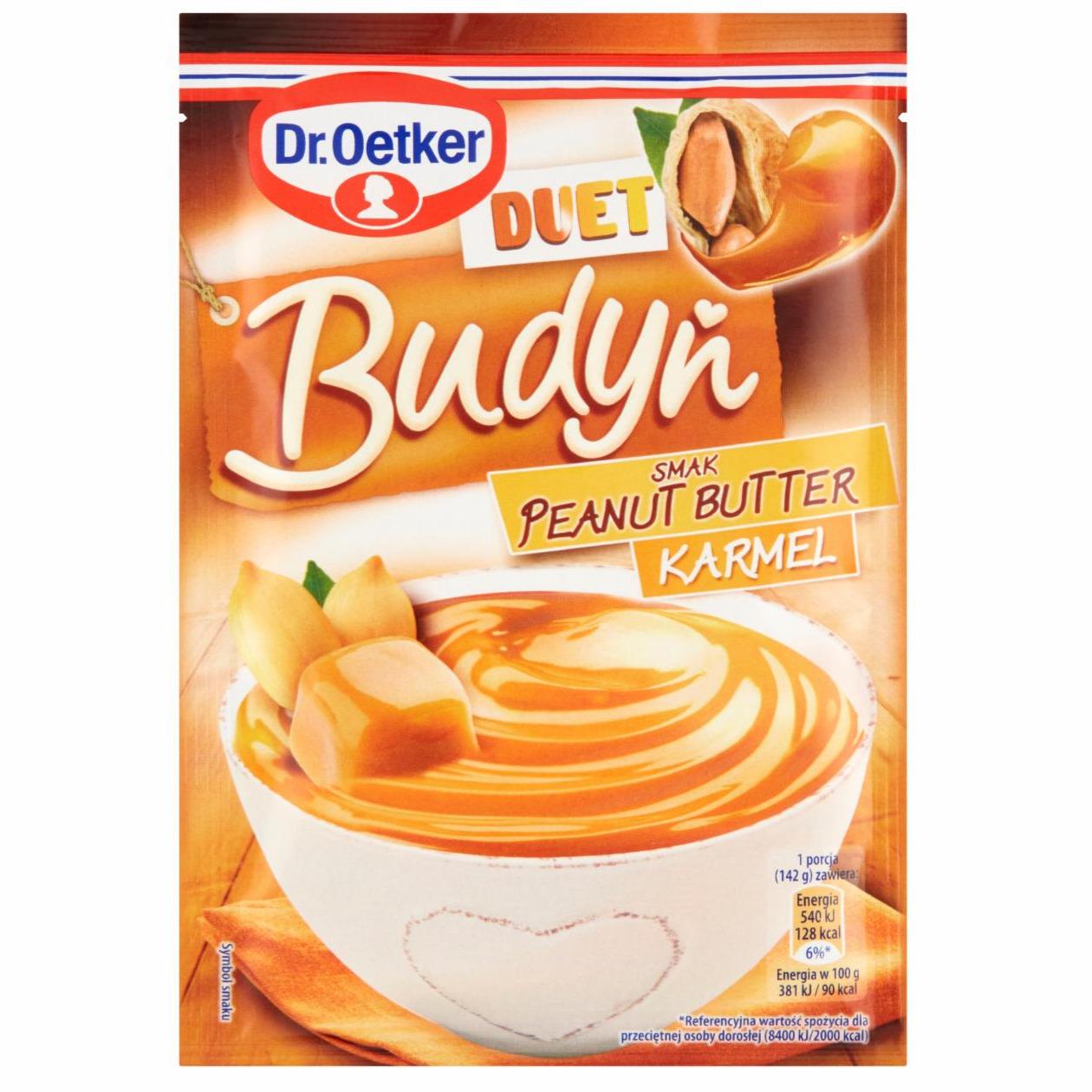 Фото - Budyń Duet smak peanut Butter Karmel Dr.Oetker