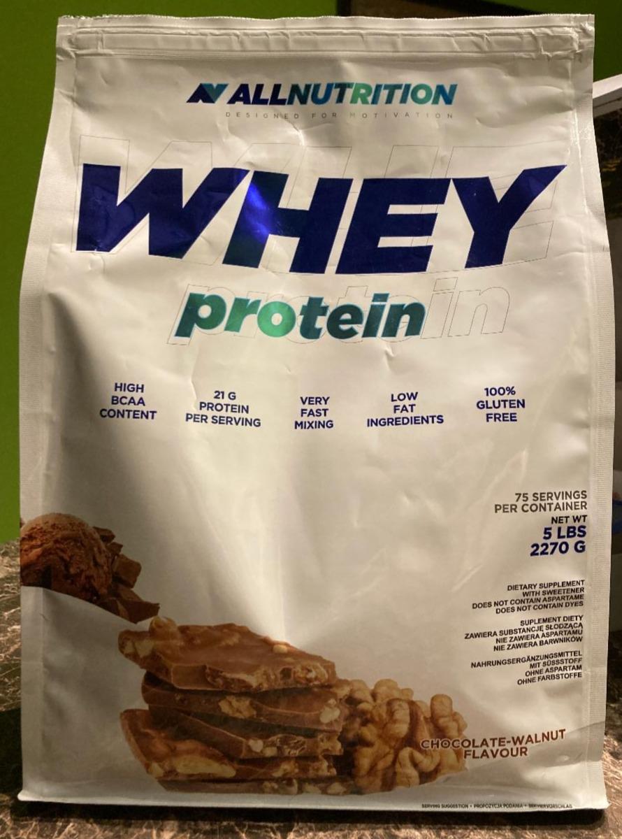 Фото - Whey protein chocolate walnut Allnutrition