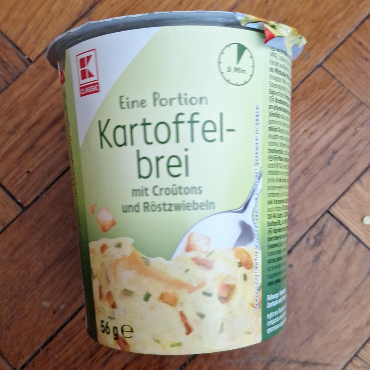 Фото - Kartoffelbrei mit croûtons und röstzwiebeln K-Classic