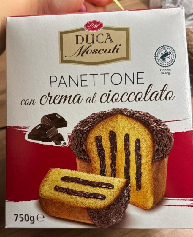 Фото - Panettone con crema al cioccolato Duca Moscati