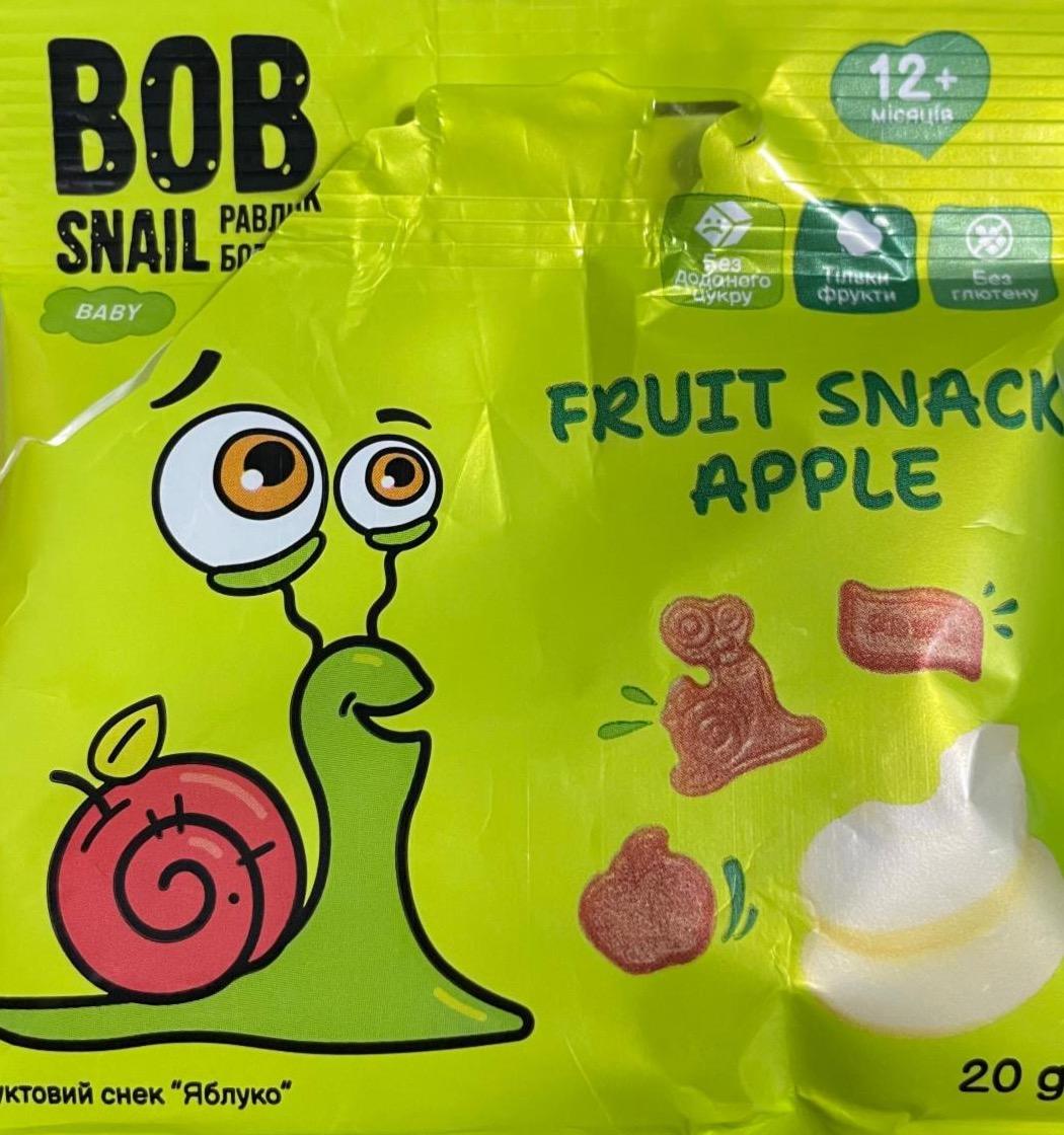 Фото - Fruit snack apple Bob snail