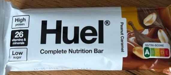 Фото - Complete nutrition protein bar peanut caramel Huel