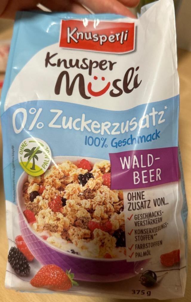 Фото - Knusper musli Waldbeer Knusperli