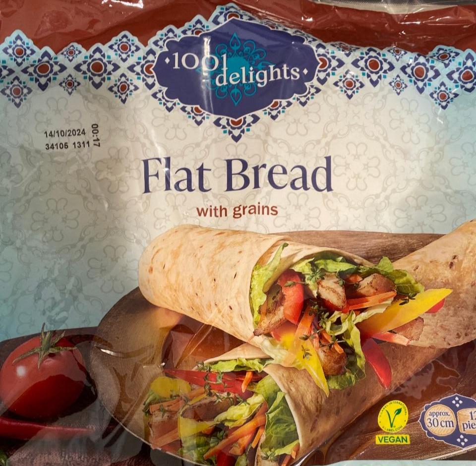 Фото - Flat bread with grains 1001 delights