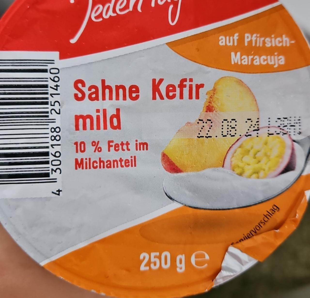 Фото - Sahne Kefir mild aut Pfirsich-Maracuja Jeden Tag