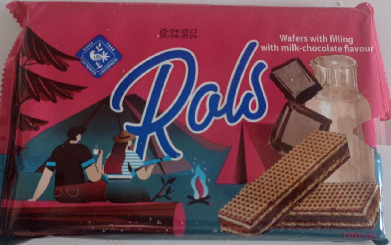 Фото - Wafers with filling with milk-chocolate flavour Rals