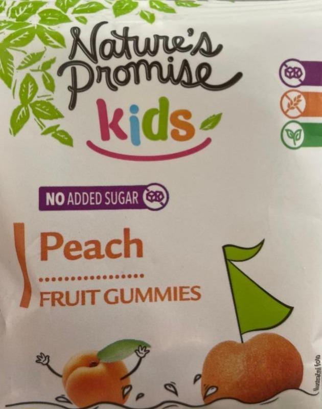 Фото - Kids Organic Fruit Gummies Peach Nature's Promise