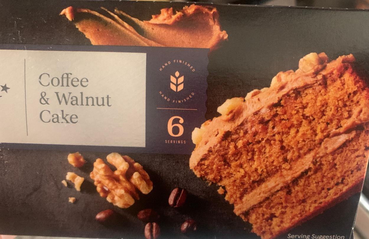 Фото - Coffee and Walnut Cake Tesco Finest