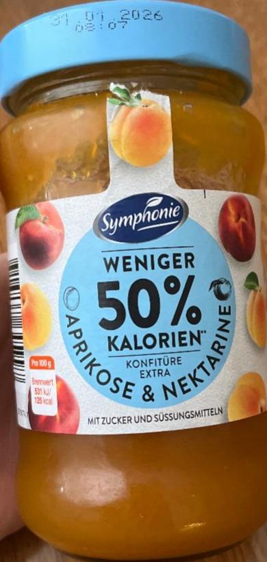 Фото - Aprikosen & Nektarine Konfitüre Extra weniger 50% kalorien Symphonie