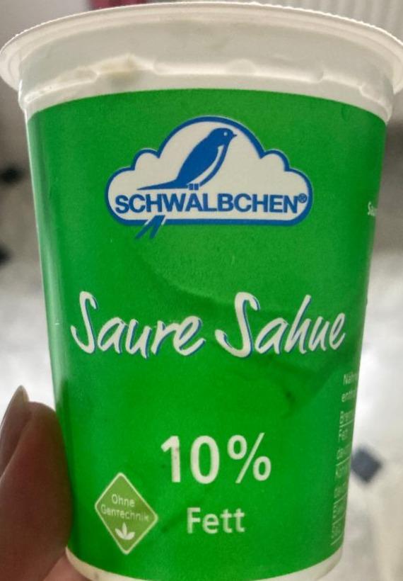 Фото - Saure Sahne 10% Fett Schwalbchen