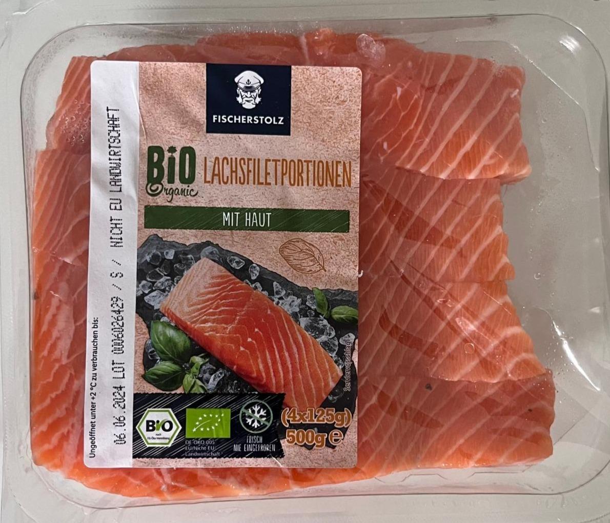 Фото - Bio organic Lachsfiletportionen Mit Haut FischerStolz